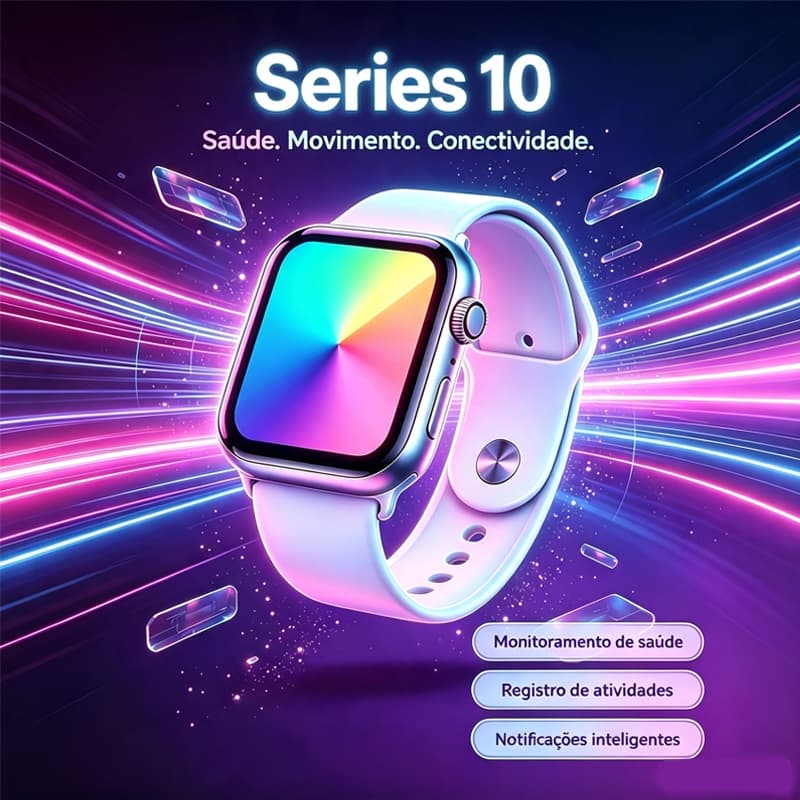 2026 Novo Relógio Smartwatch Series 10 Tela De Toque  Bluetooth CALL Completo Esporte Smartwatch