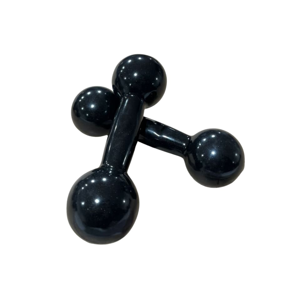 Par Halter Emborrachado 1 a 5 Kg Fortalecimento Muscular Academia Musculação Supino Força Fitness