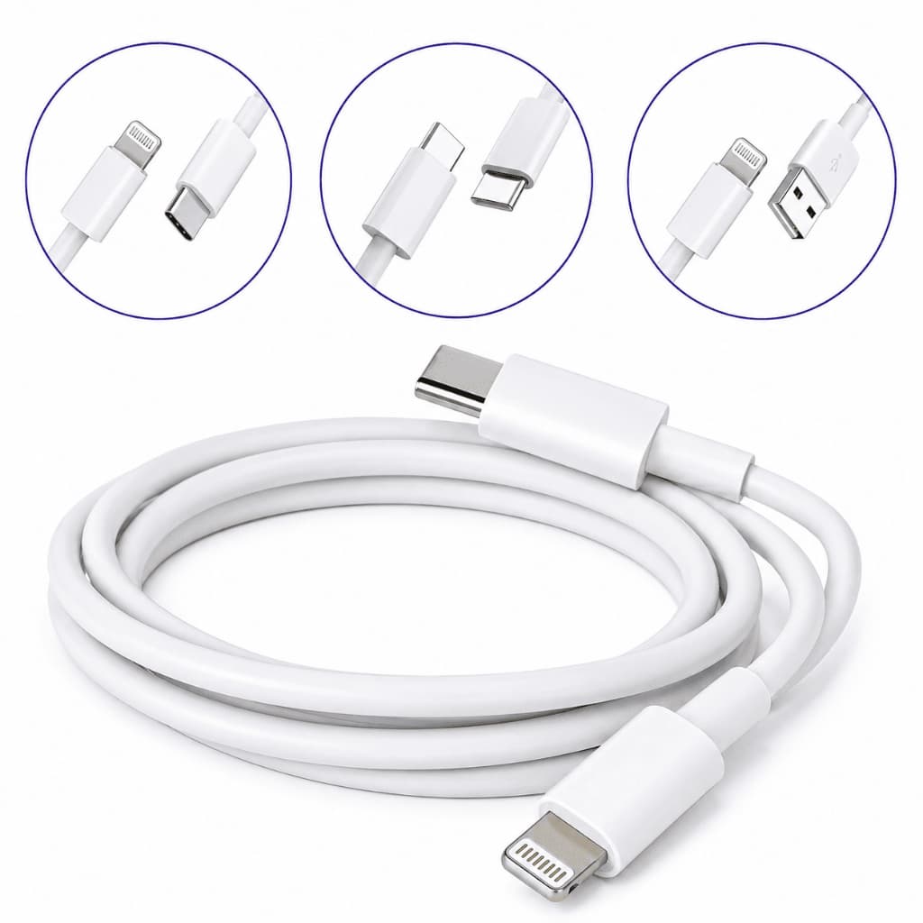 Cabo de iPhone Turbo iOS Carregamento Rapido Original Usb Tipo C Lightning 1M Promocao