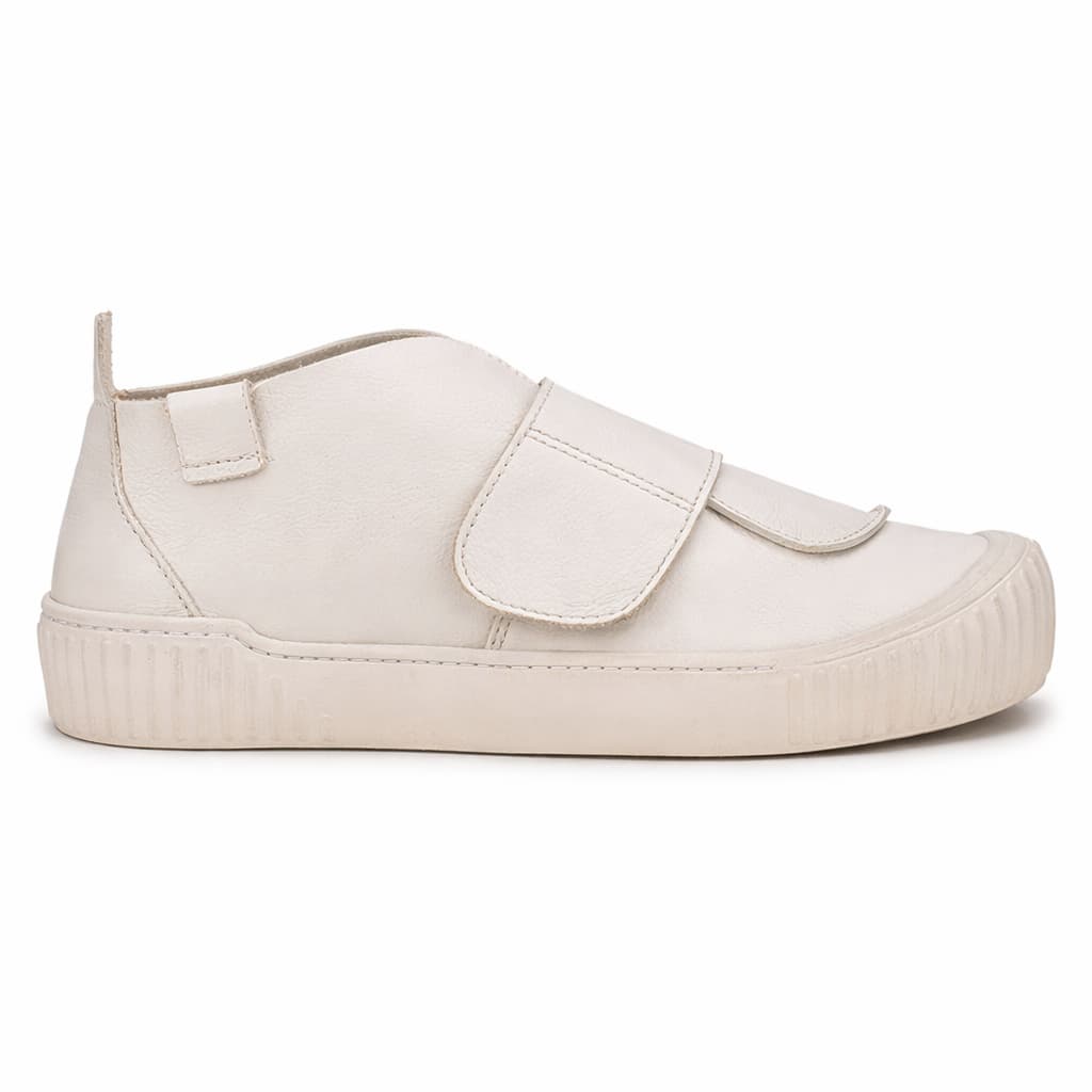 Tênis Couro Legítimo Confortável Versátil Prático Look Moda Ajustável Mulher Kifer Shoes