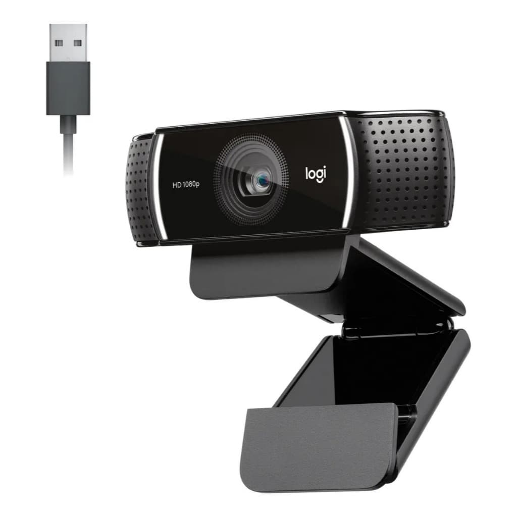 Webcam Full HD Logitech C922 Pro Stream com Microfone Embutido