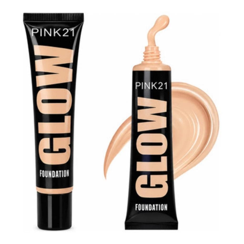 Base Facial Liquida Alta Cobertura Glow PINK21 / 100% 0riginal