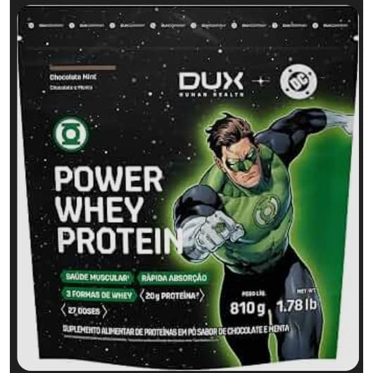 Whey Protein Dux Company Power 810g Pó Chocolate Mint