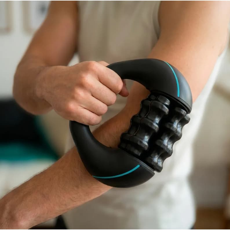 Rolo Massageador Muscular Manual  Alívio da Tensão e Relaxamento Corporal