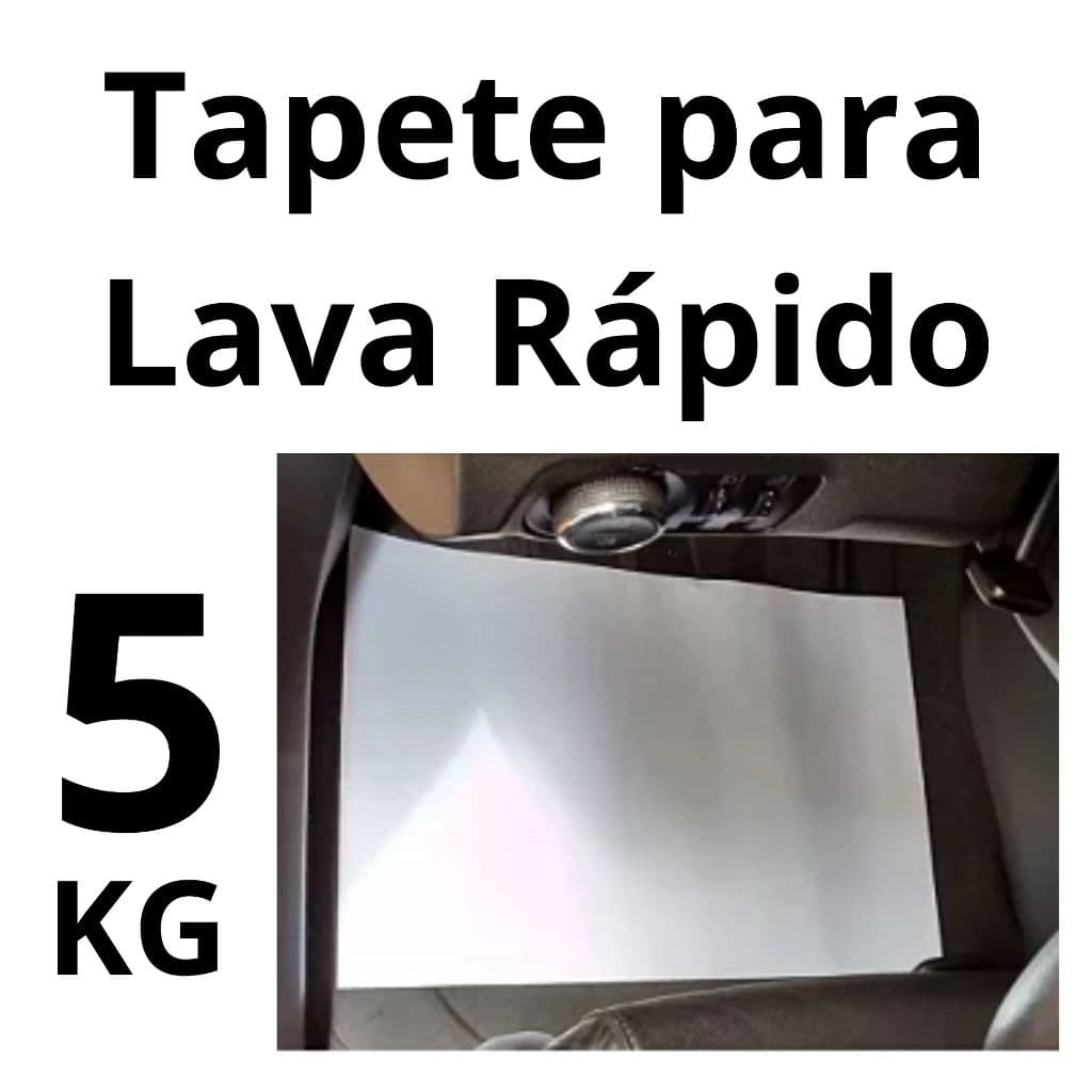 Tapete Tapetinho para Lava Rápido Lava Jato Automotivo Descartável com 5kg
