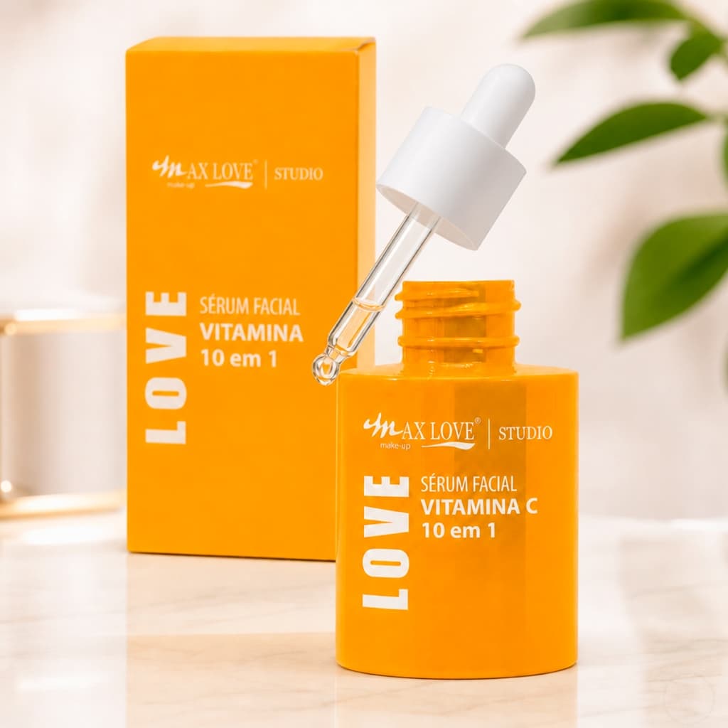 Sérum Facial Vitamina C 10 Em 1 Max Love Revitaliza Uniformiza Skin Care