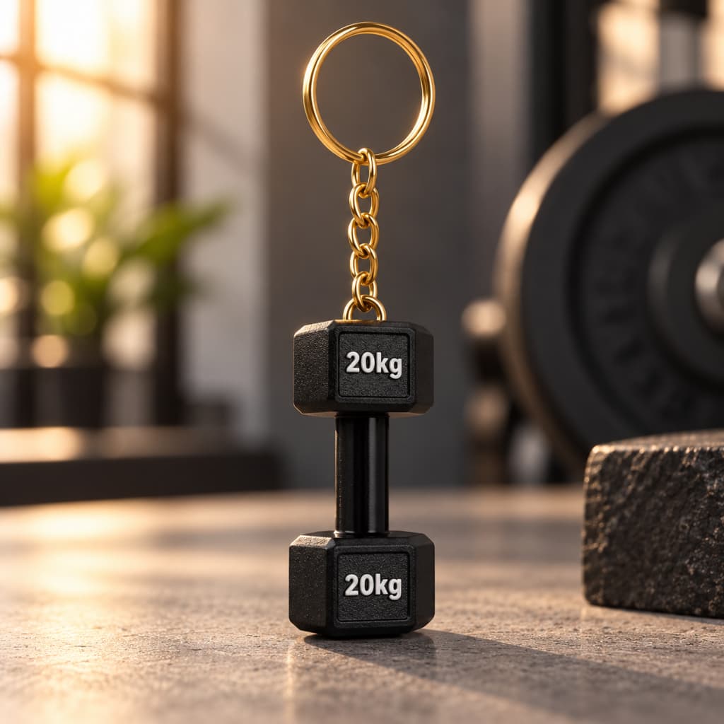 Chaveiro De Halteres Fitness de Academia Maromba Peso de Academia