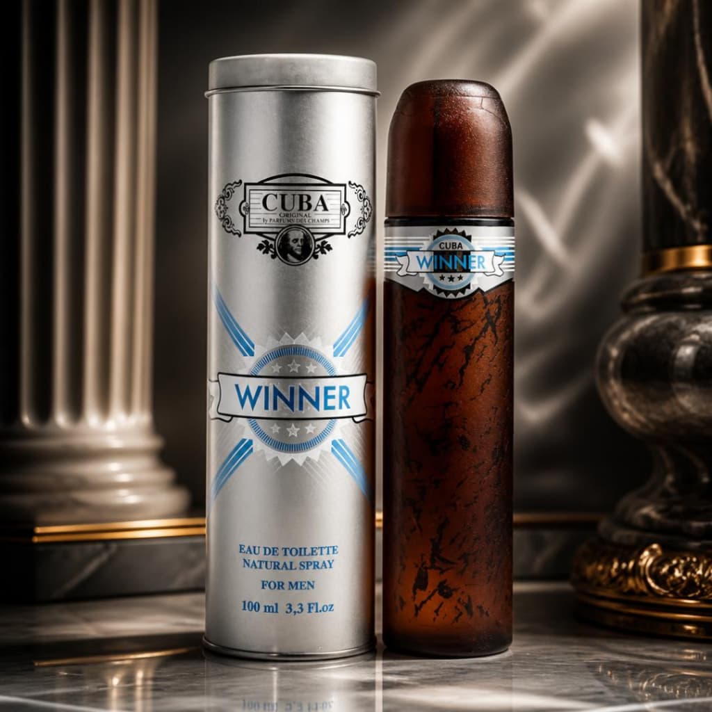 Perfume Importado Original Cuba Paris Winner Masculino 100ml EDT Eau de Toilette Lacrado Alta Fixação Envio Rapido