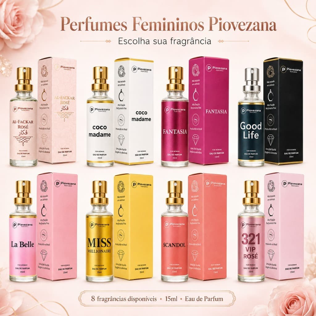 Perfume Feminino Importado 30ml - Elegância e Fragrância Sofisticada