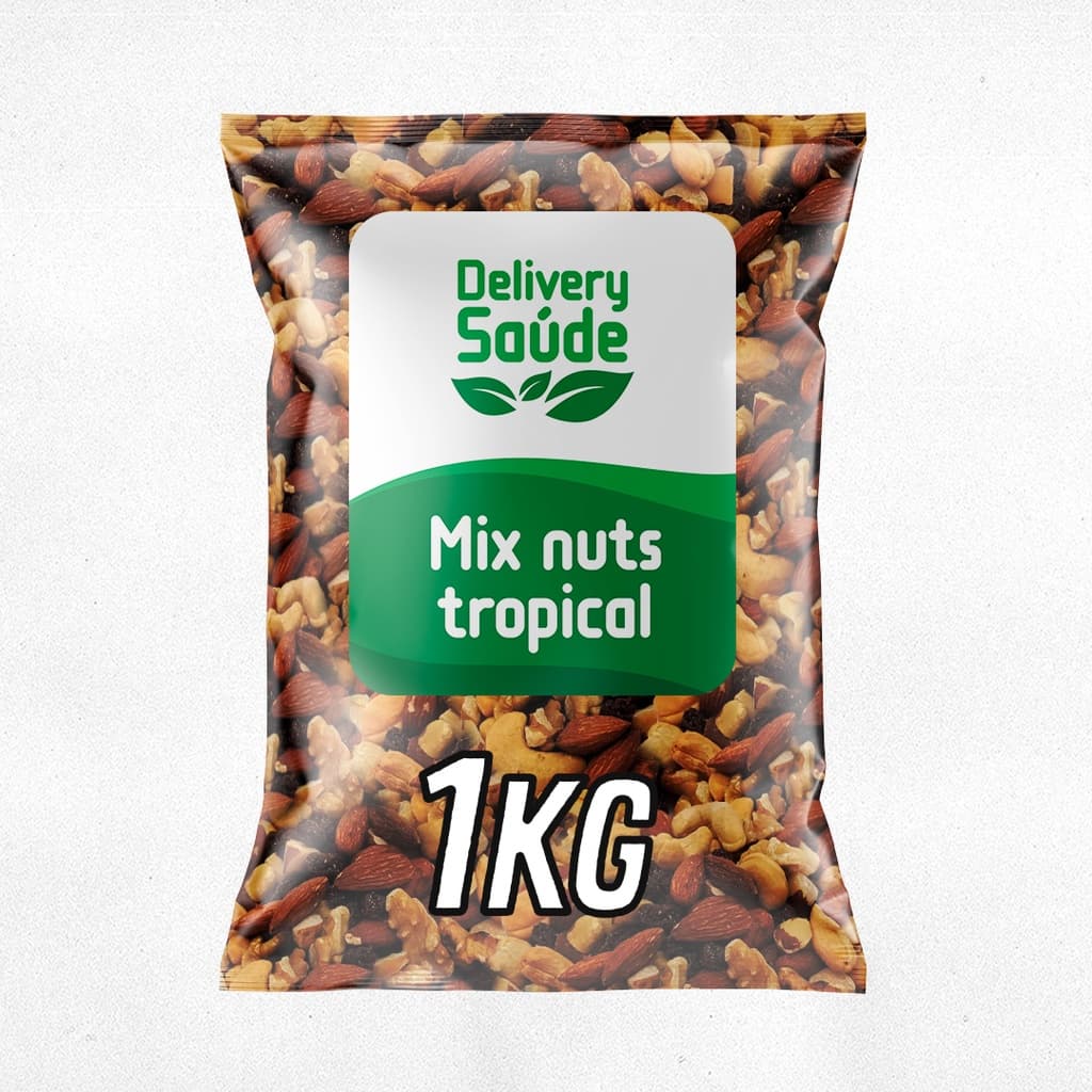 Mix de Nuts Castanhas do Pará, Caju, Nozes, Amêndoa, Amendoim, Uva Passa, Gojiberry Melhor Custo Benefício 500g/1kg