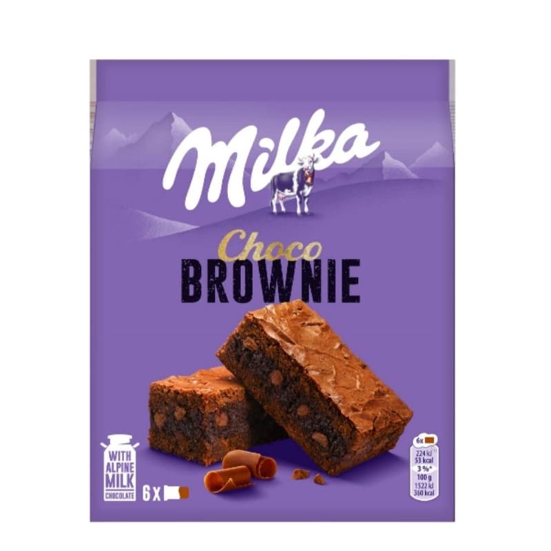 Biscoito Brownie Chocolate Milka - Importado 150g