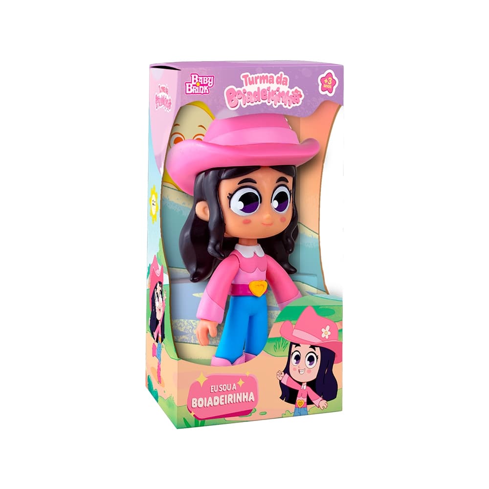 Boneca Turma da Boiadeirinha Ana Castela 20cm Baby Articulada - Baby Brink