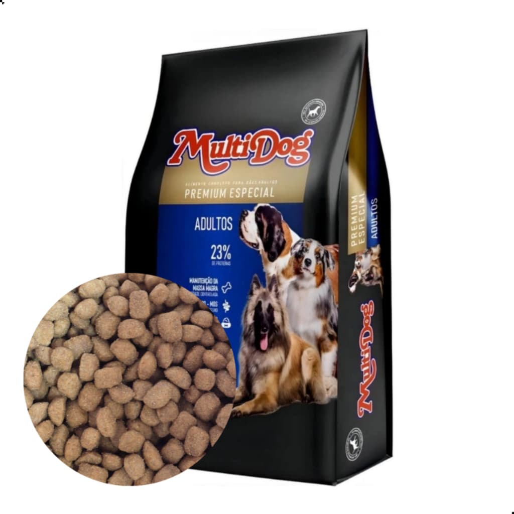 Alimento Multidog Premium Especial Cães Adultos  3 Kg Granel