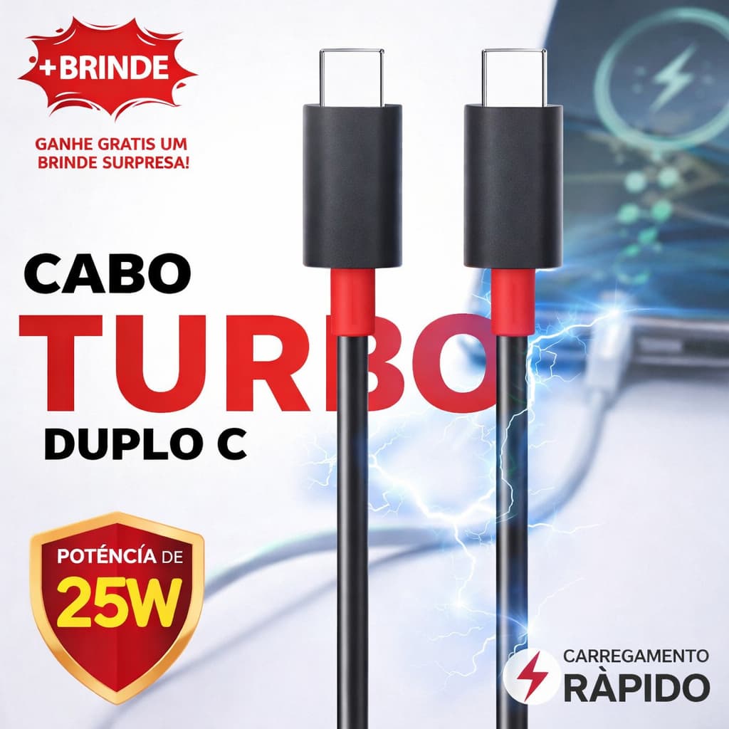 Cabo Tipo C Tipo C Turbo Carga Rápida Para Samsung Motorola Xiomi
