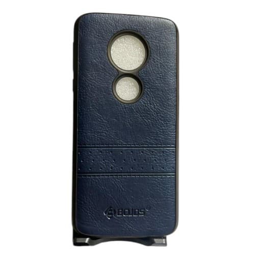 Capinha De Celular Para Moto G6 Play Estilo Couro Capinha Feminina e Masculina Caramelo Azul Preto CORES ENVIADAS ALEATO
