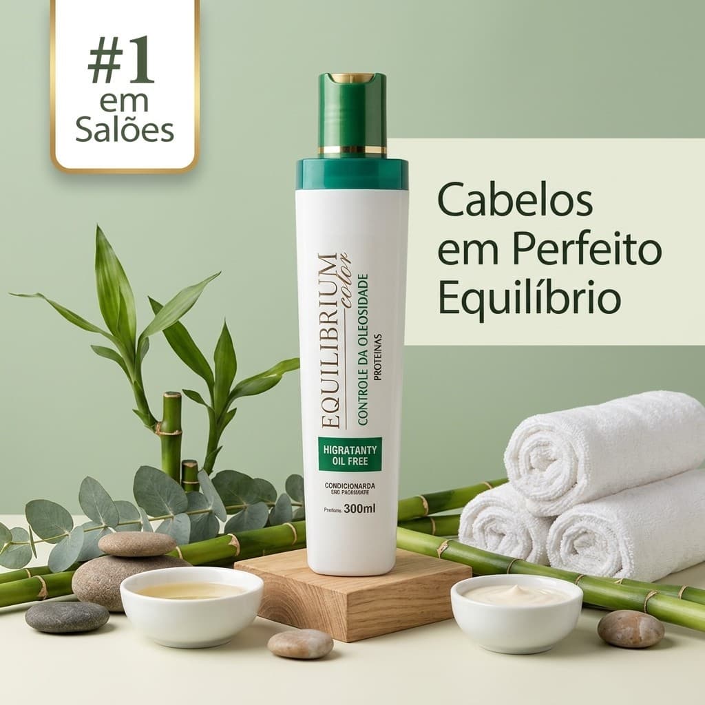 Condicionador Equilibrium 300ml Cuidado Capilar Profissional Hidratante Cabelo Tratamento
