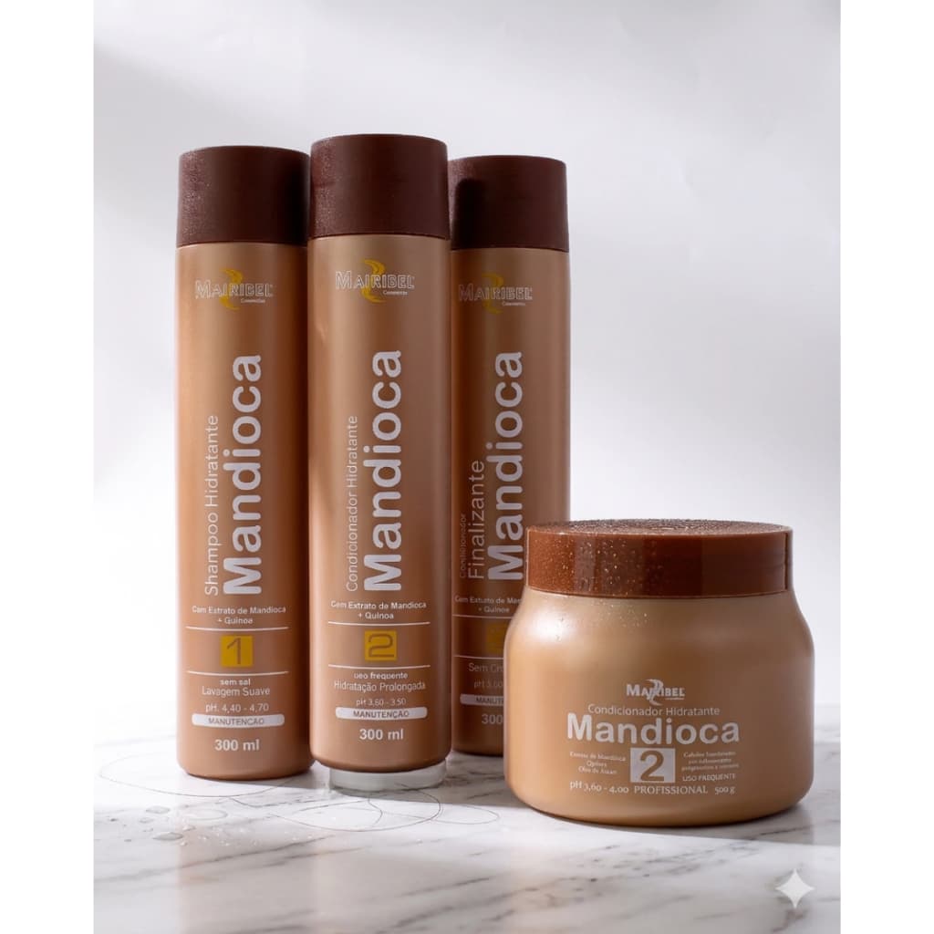 Kit Shampoo, Condicionador, Finalizador e Máscara Hidratante