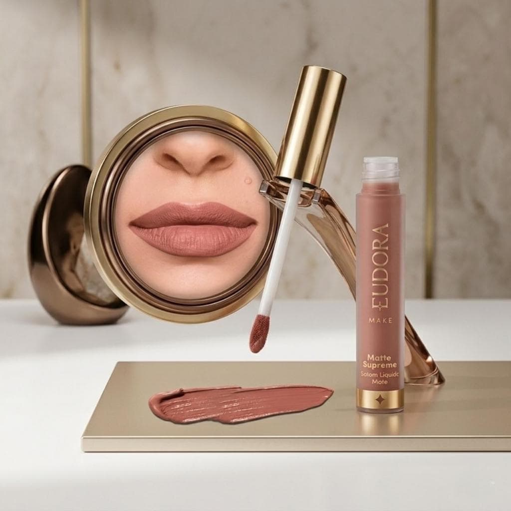 Batom Líquido Matte Supreme Ultra Conforto 4ml | Longa Duração- COR Nud Conforto