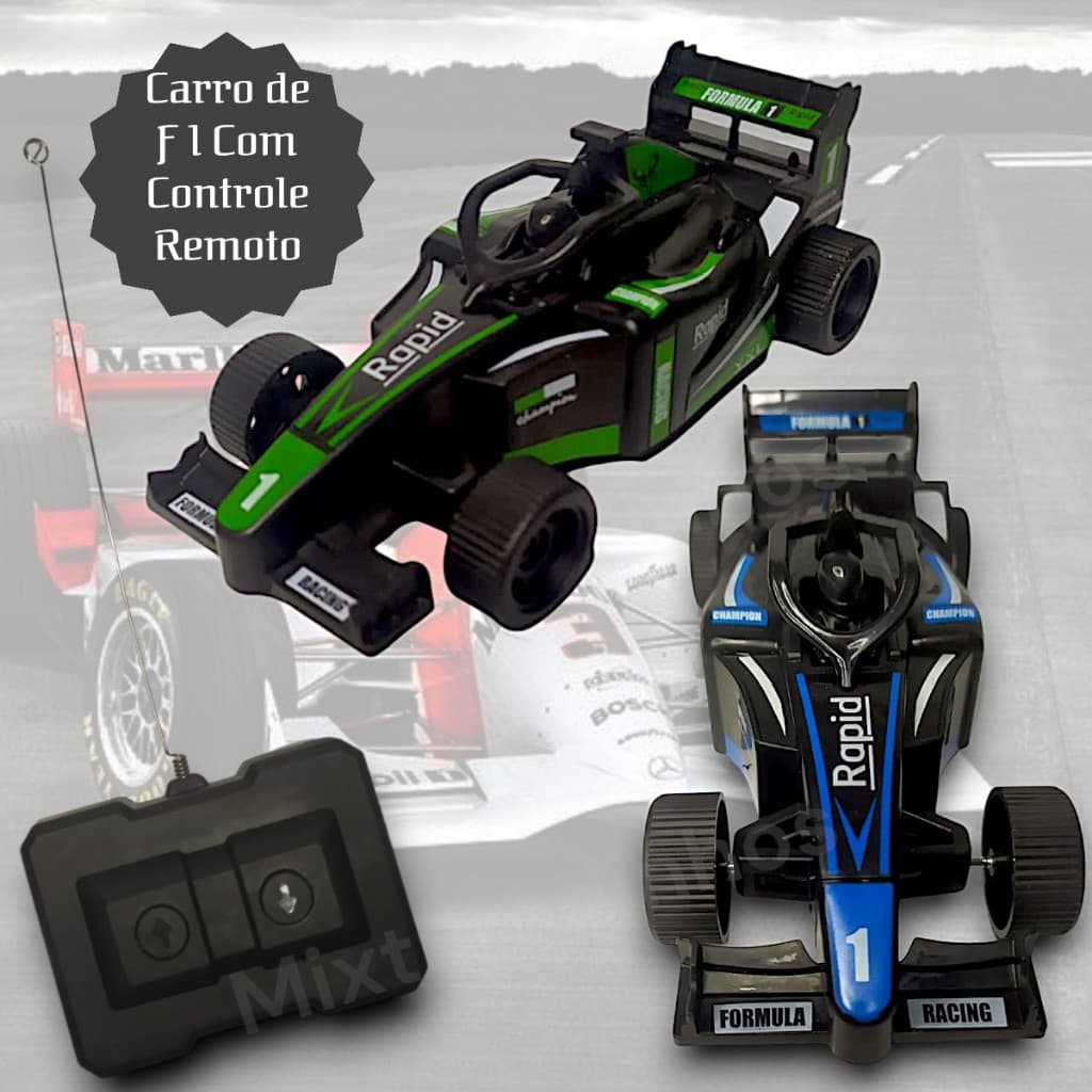 Carrinho Controle Remoto Esportivo Formula 1 - Art Brink / Brinquedo Menino