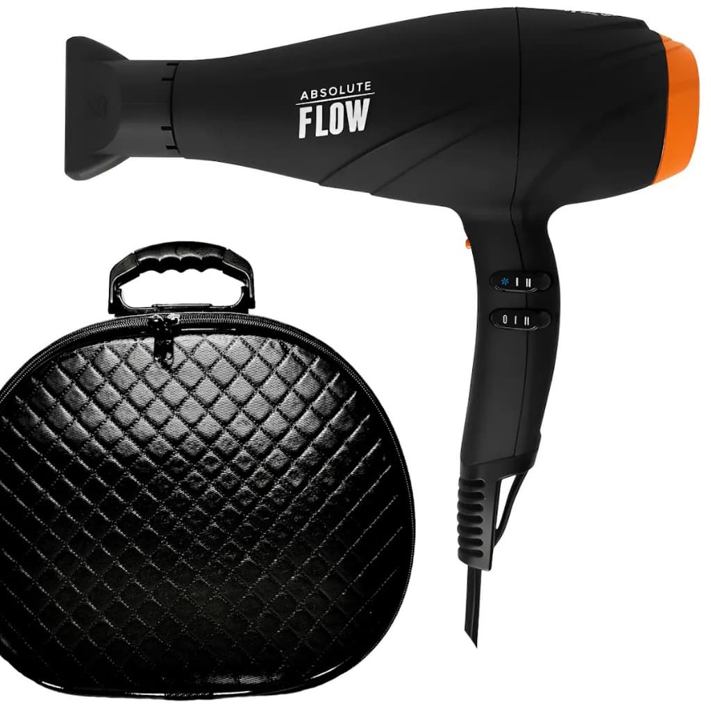 Secador De Cabelo Gama Italy 2300w Absolute Flow Ions Profissional Salão Com Maleta