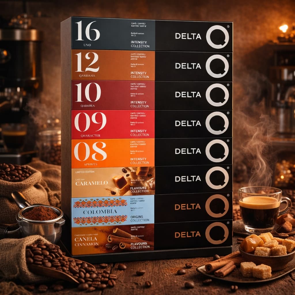 Kit 80 Cápsulas Café Expresso Original P/ Cafeteira Delta Q