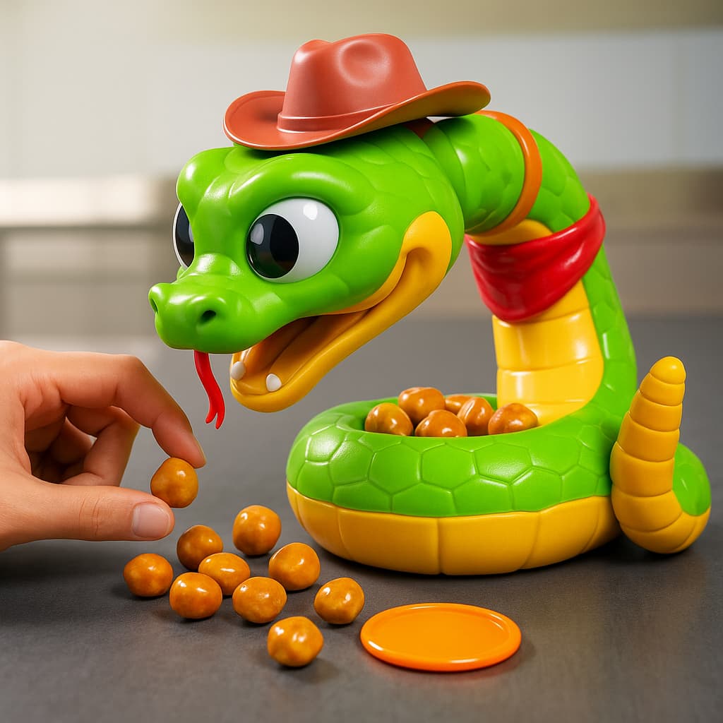 Brinquedo Tesouro da Serpente Jogo de Estratégia Educativo- Pegue o Ouro