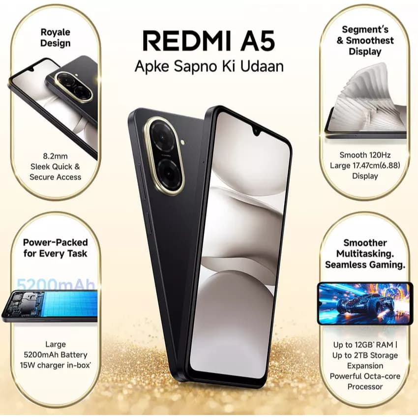 Smartphone Xiaomi Redmi A5 4/128GB