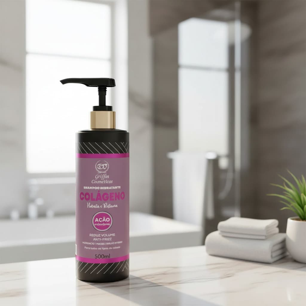 Shampoo Capilar Hidratante Colágeno - Griffin 500ml