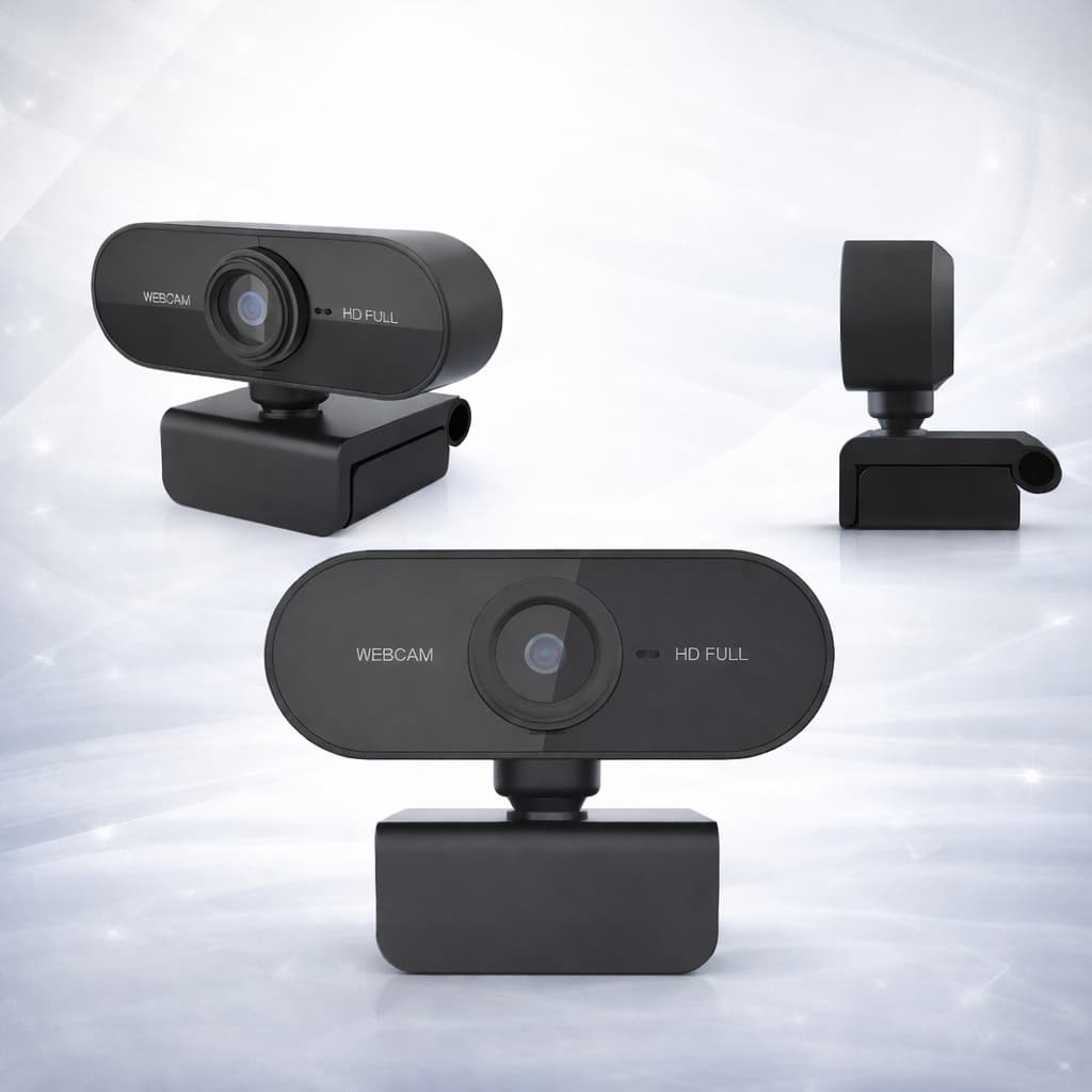 Webcam Câmera Full Hd 1080p Microfone Pc Notebook Home Office 1080x1920p 2MP USB Plug Play Microfone Embutido