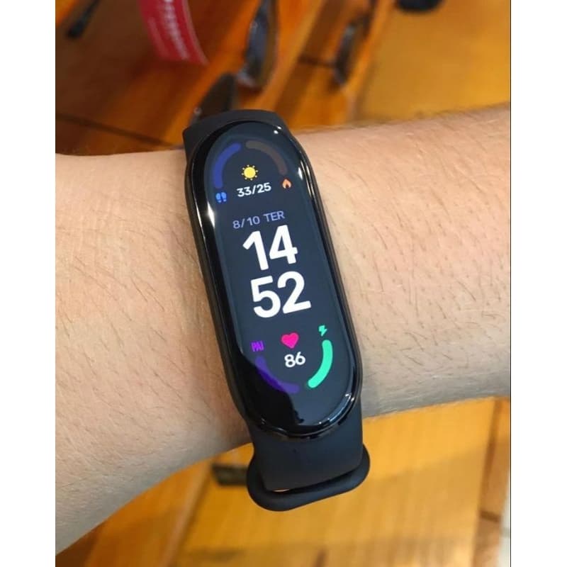 Smart Band 6 Relógio digital SmartWatch fino unisex resistente a água confortável Relógio para atividades físicas