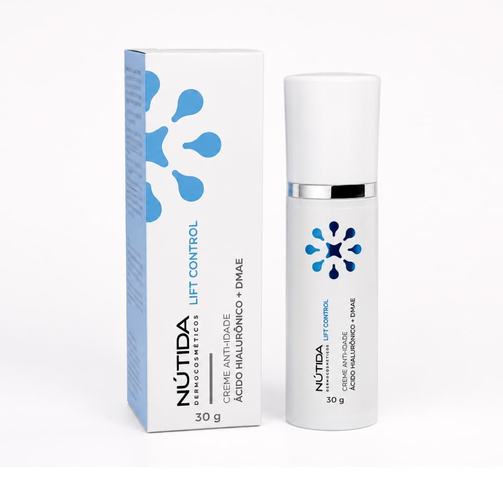 Creme Anti-idade Lift Control Com Ácido Hialurônico + Dmae