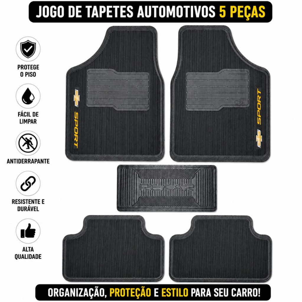 Tapete Automotivo Universal Carro Chevrolet Captiva