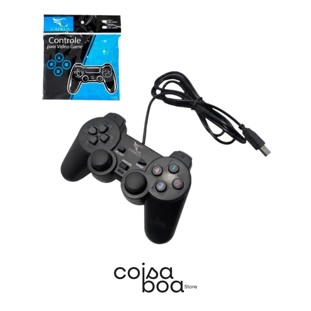 Controle Usb Para Pc Notebook Joystick Gamer Caerus Gamer