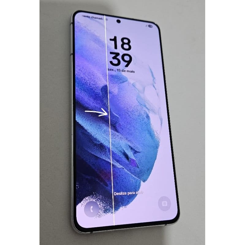 Samsung Galaxy S21 + Plus 128GB Usado (COM LINHA VERTICAL)