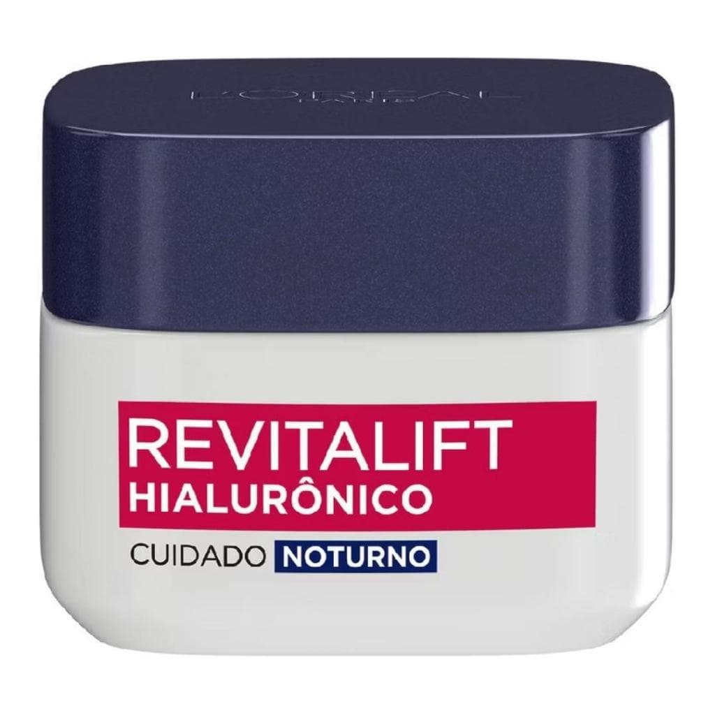 L'Oréal Paris Revitalift Hialurônico 49g Creme Noturno Anti-Idade Hidratação 24h