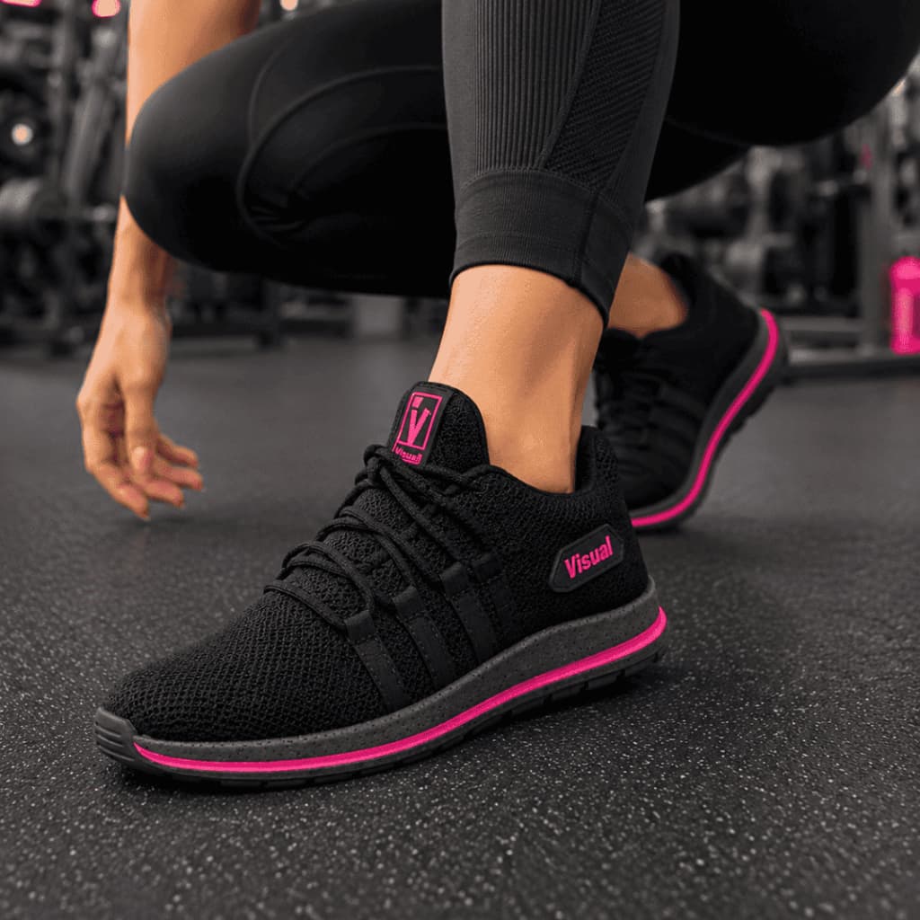 Tênis Feminino Esportivo Academia ,Caminhada ,Leve ,macio e Confortável Antiderrapante Envio Rápido