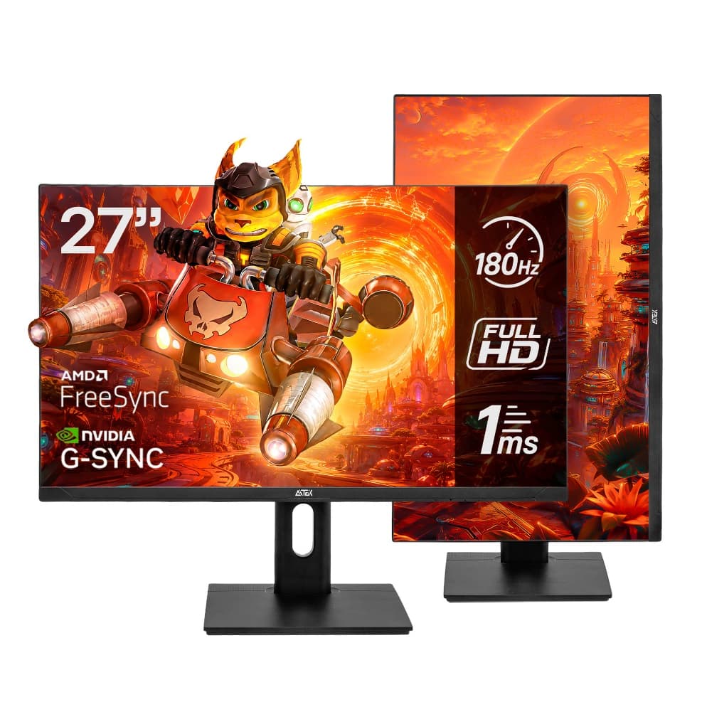 Monitor Gamer LED 27 Polegadas Full HD 180Hz 1ms IPS HDMI DisplayPort FreeSync G-Sync