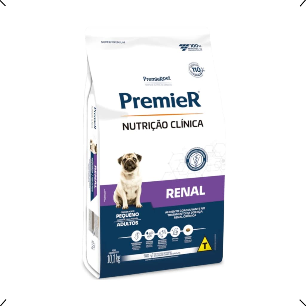RAÇÃO PREMIER NUTRIÇÃO CLINICA RENAL RAÇA PEQUENA 10KG