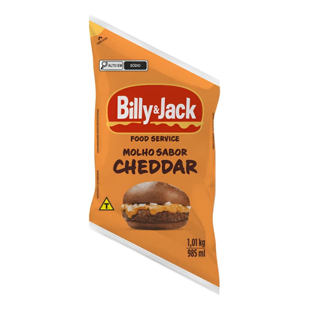 Molho Billy & Jack Cheddar Bag 1,01kg