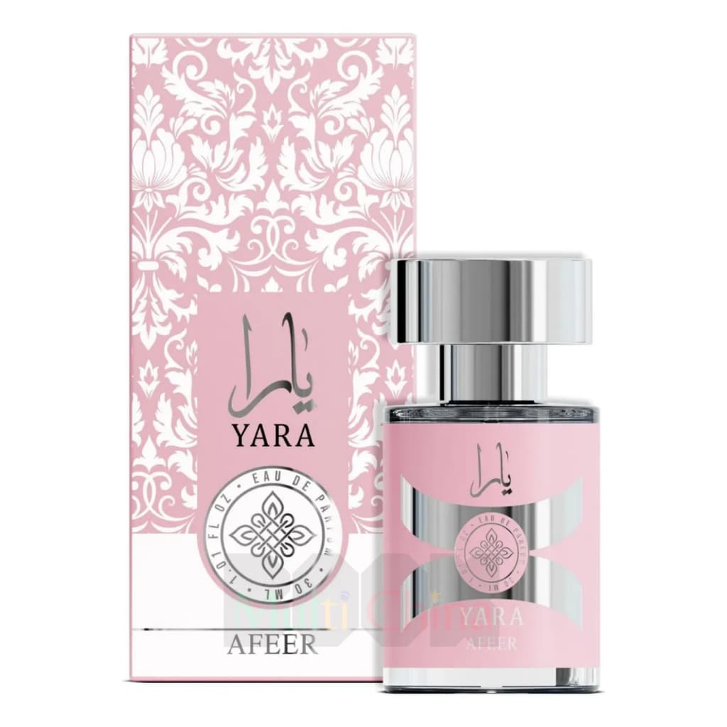 Perfume Yara Afeer  Eau de Parfum 30ml Feminino Original Importado Luxo Fragrância Marcante