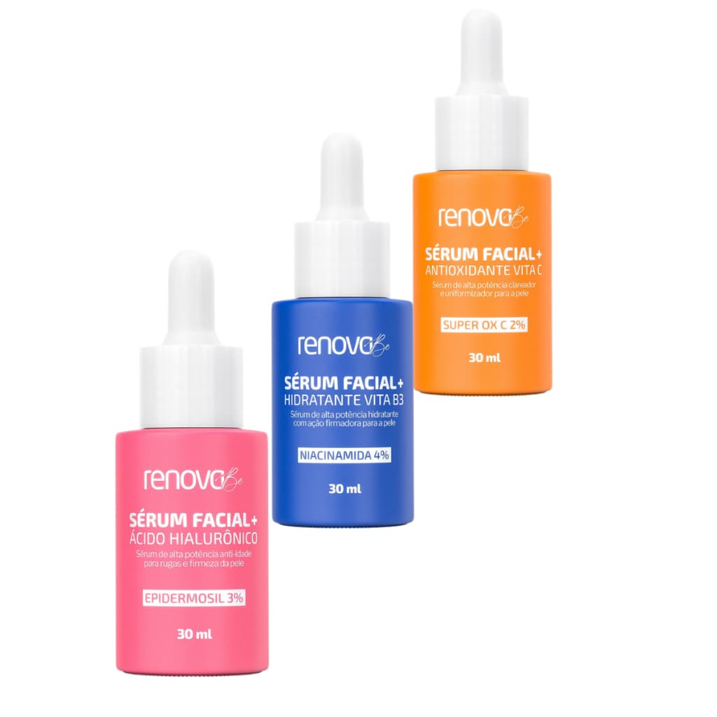 Sérum Facial Renova Be Ácido Hialurônico Vitamina C Vita B3 30ml
