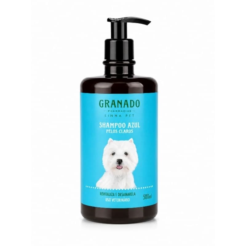 Shampoo Pet Granado Azul para Pelos Claros 500 ml
