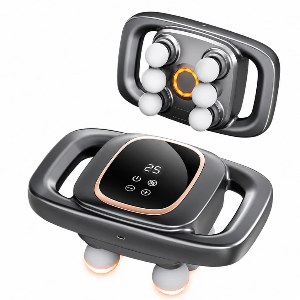 MASSAGEADOR ELÉTRICO PORTÁTIL MUSCULAR - 6 CABEÇAS