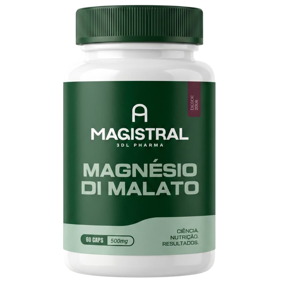 Magnésio Dimalato 500mg Original Com Laudo A Magistral Suplementos Vitaminas