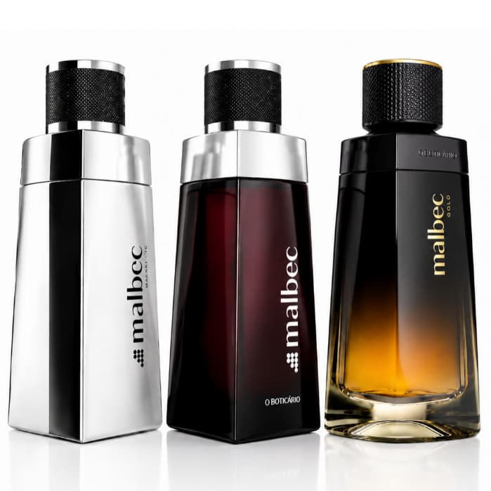 Perfumes Masculino 3 Malbec Importado Essência Intensa e Fixação Prolongada