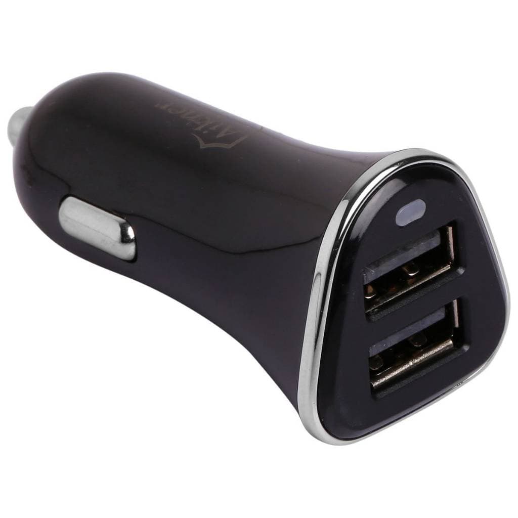 Carregador Veicular USB Duplo Compacto Turbo para Celular