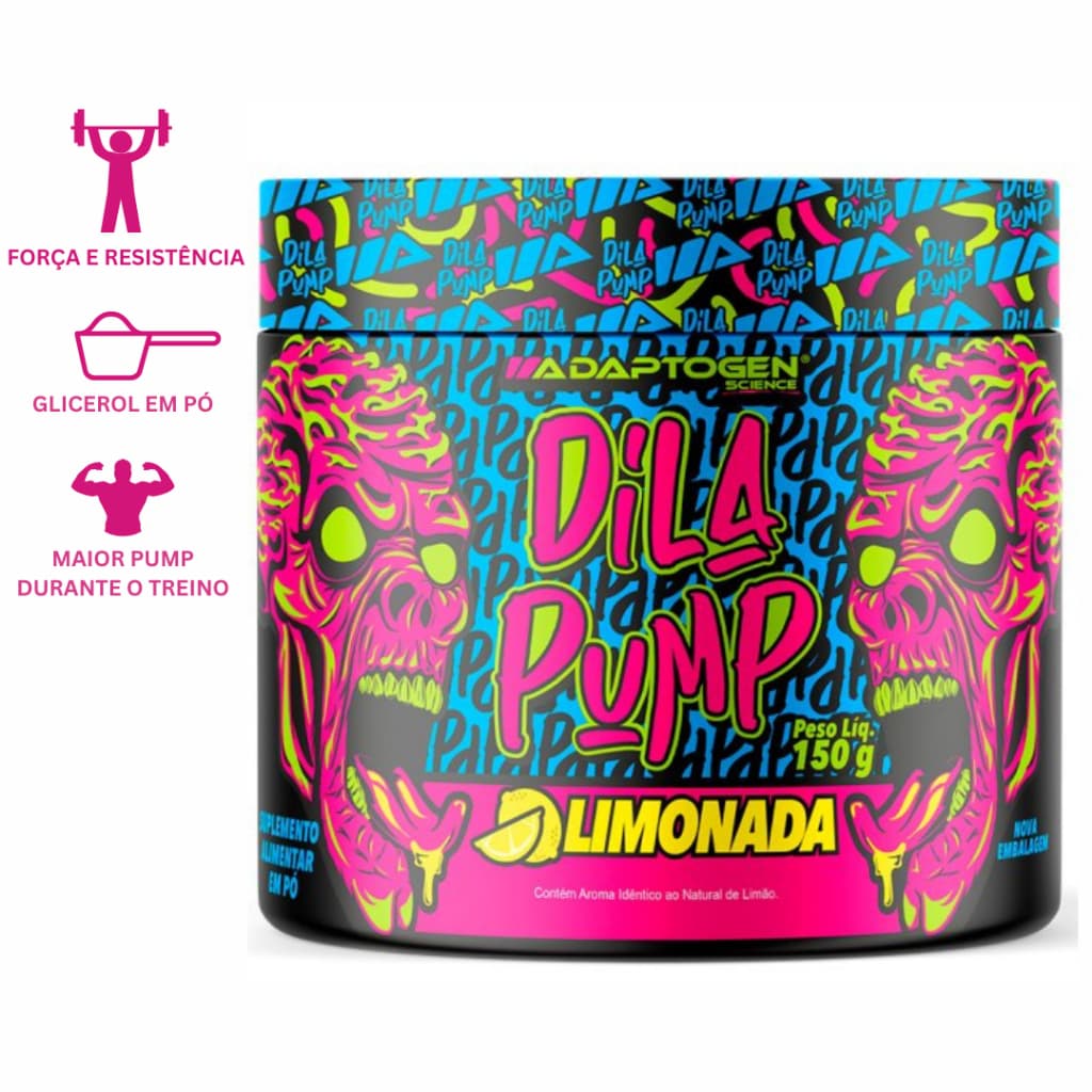 Dila Pump Pré-Treino 150g Sem Cafeína - Adaptogen