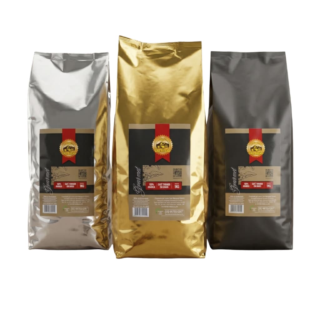 Café Gourmet Torrado Em Grãos 100% Arábica 1kg