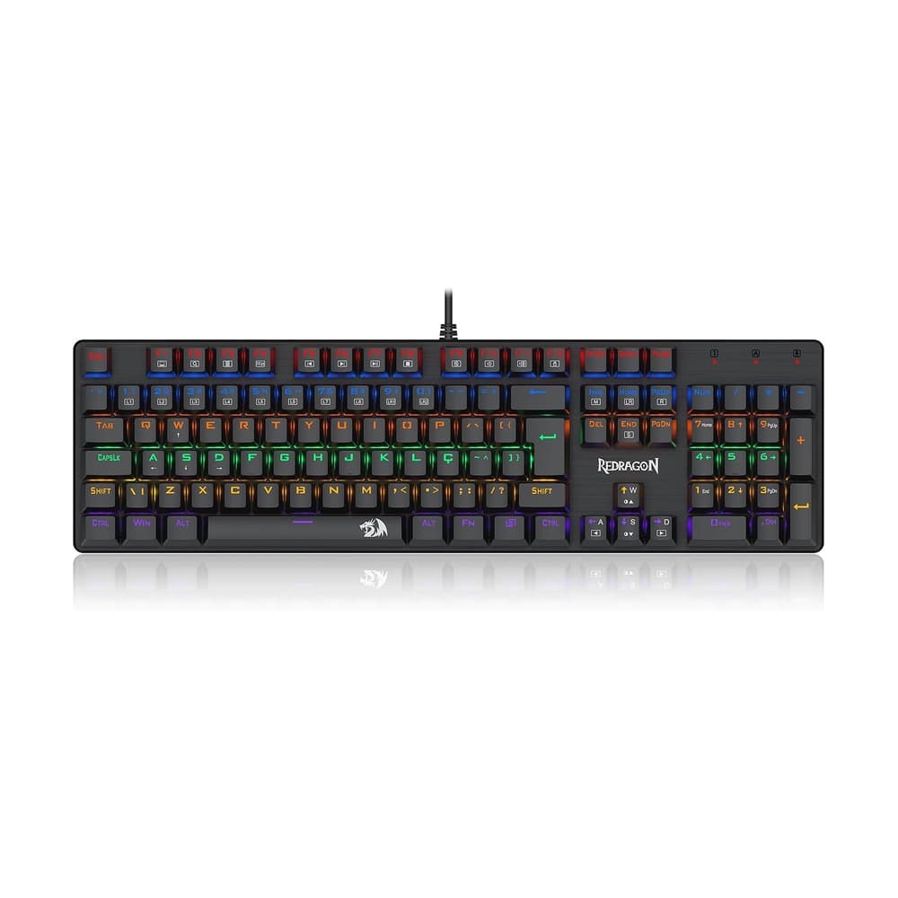 Teclado Mecanico Redragon K608-R Switch Azul ABNT2 Outlet