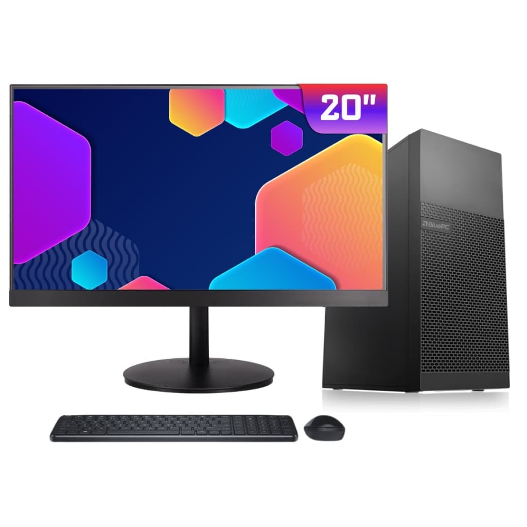 Computador Completo BluePC ELITE - Intel Core i5 6500, 32GB, SSD 512GB, Monitor 20" - CDBP-ELI-20150
